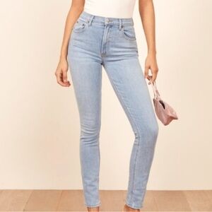 Reformation high and skinny jeans